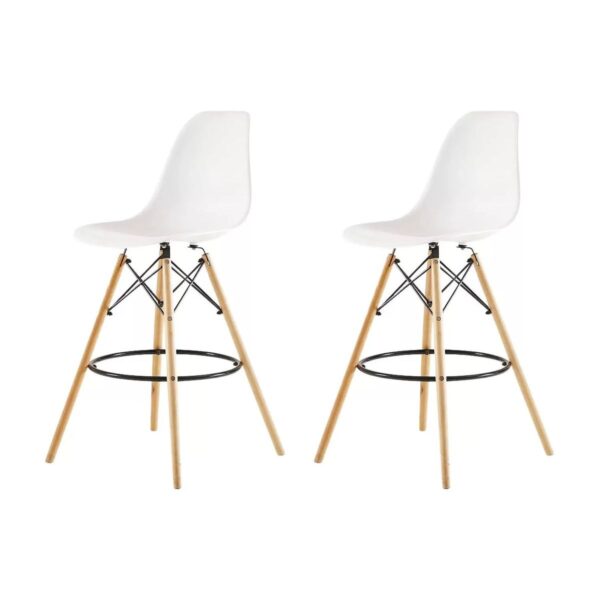 Counter Bar Stools Set - - 2 Pieces - 25.5-Inch