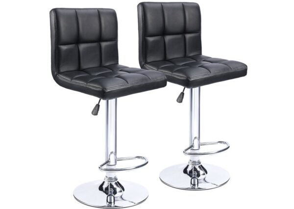 Bar Stools / Kitchen Counter Breakfast Chairs - Set of 2