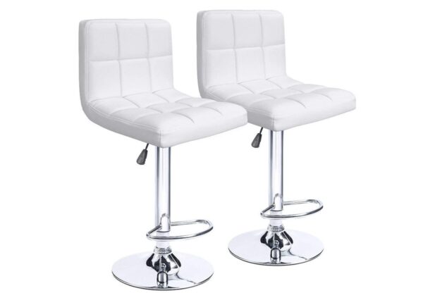Bar Stools / Kitchen Counter Breakfast Chairs - Set of 2 - Image 7