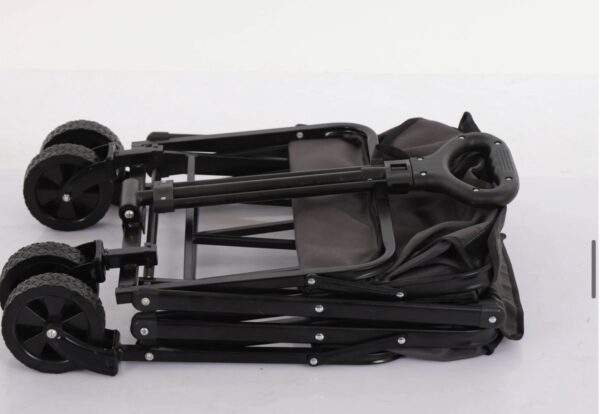 Foldable Camping wagon/foldable trolley - Black - Image 4