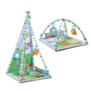 2-In-1 Baby Activity Play Gym & Removable Tent