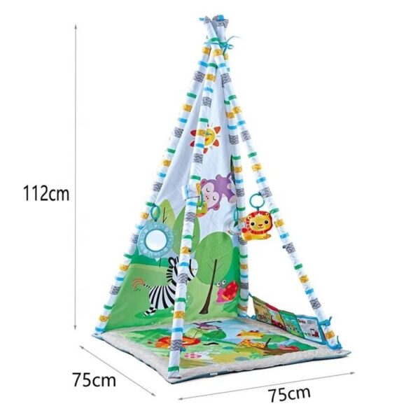2-In-1 Baby Activity Play Gym & Removable Tent - Image 4
