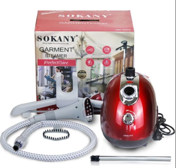 Moretech Sokany Steam Handheld Ironing Machine for All Seasons Garment -Red - Image 3