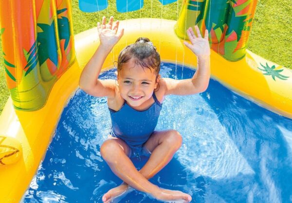 Wet Set Collection Inflatable Dinosaur Pool Play Center - Image 6