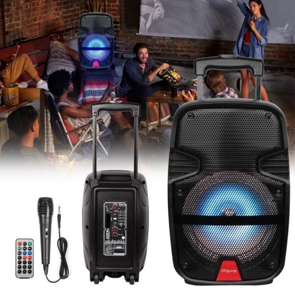 Finnteck Party 15inch Loudspeaker with Remote & Microphone - Image 3