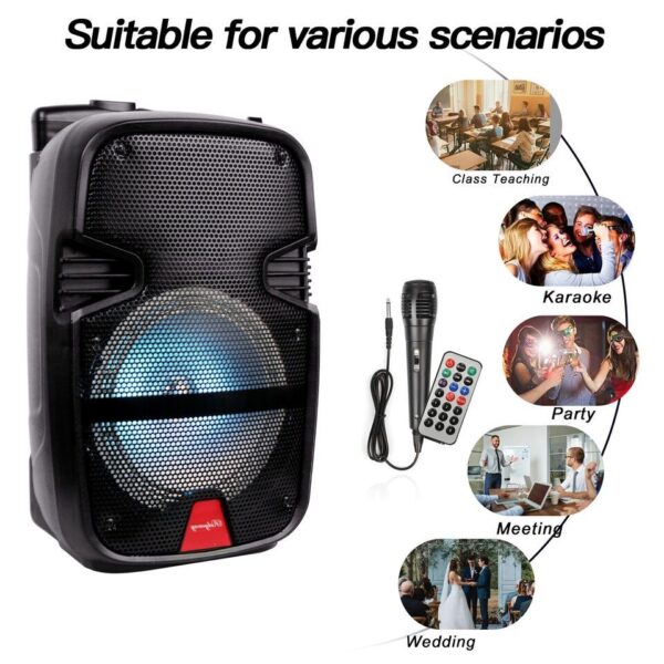 Finnteck Party 15inch Loudspeaker with Remote & Microphone - Image 4