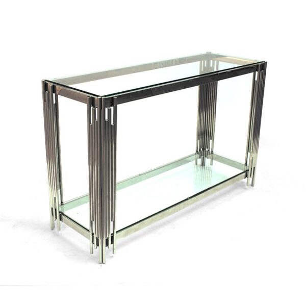 Goldrush Console Table, Silver - Image 4