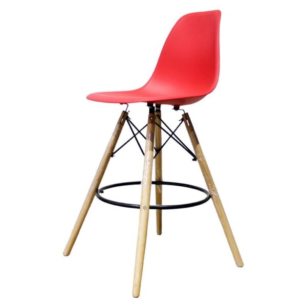 Kim Bar Stool - Red - Image 2