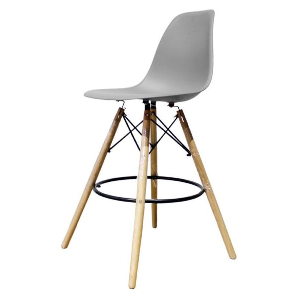 Kim Bar Stool, Grey - Image 3