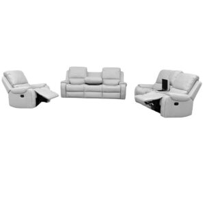 Leo Recliner Sofa - Grey