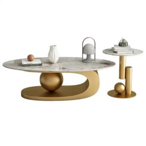 Acacia Coffee Table - Gold