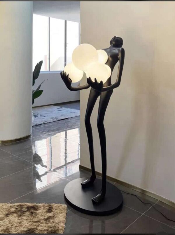 Massimo Art Light Sculpture -Moon white - Image 5