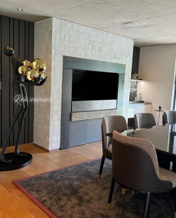Massimo Art Light Sculpture -Liquid Gold - Image 3