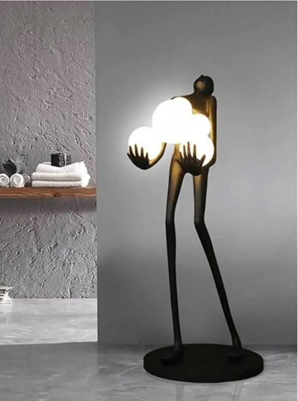 Massimo Art Light Sculpture -Moon white
