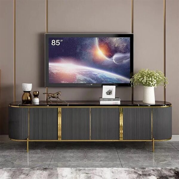 Grey Venezia Marble top TV Unit