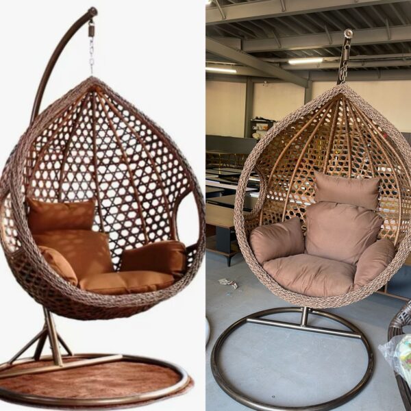 Swing Egg Chair with Stand - Image 4