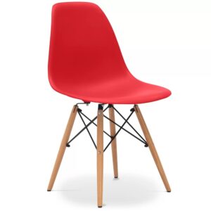 Eames Shell Chair Set of 2 - Red