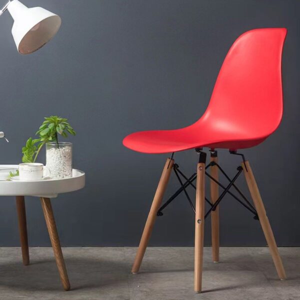 Eames Shell Chair Set of 2 - Red - Image 3