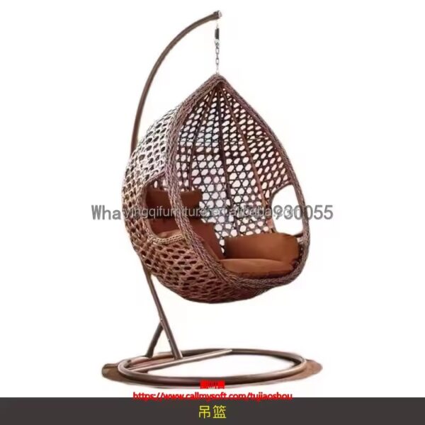 Swing Egg Chair with Stand - Image 2