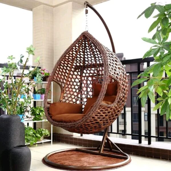 Swing Egg Chair with Stand - Image 3