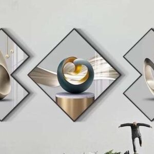 Set of 3Pcs Modern Aesthetics Abstract Still Life Wall Art Fine Art Canvas Prints Pictures For Luxury Loft Apartment Living Room Dining Room Art Decor