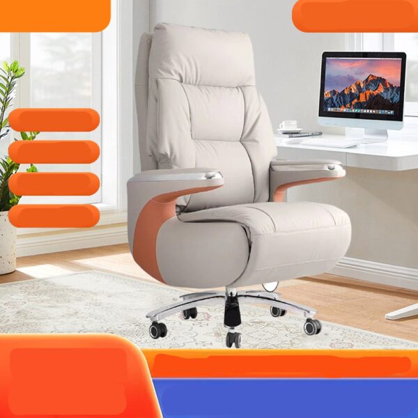 Automatic Executive High Back Reclining Office Chair 6670A - Image 2