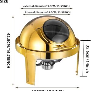 Gold Stainless Steel Chafing Dish