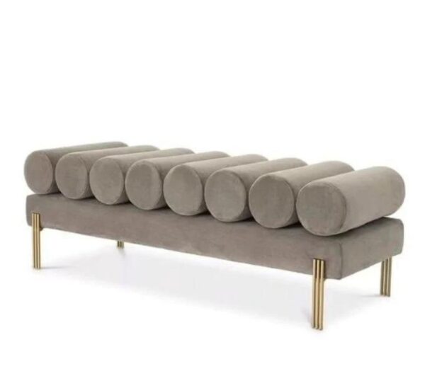 Savoir velvet bench - Image 3