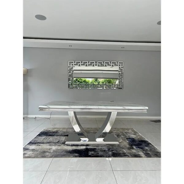 Alexa Marble-Top Dining Table - Image 3