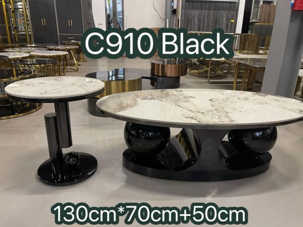 Isabel Marble Top Coffee Table - Image 3