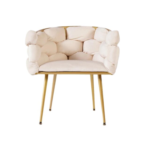 Lori Cream Dining Chair - Image 3