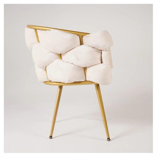 Lori Cream Dining Chair - Image 2