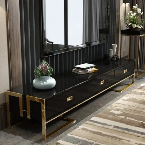 Black and Gold Plasma Unit