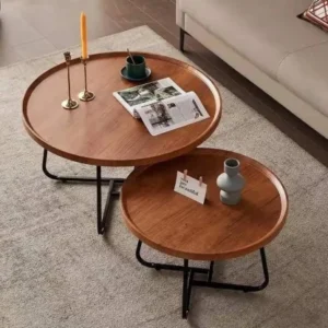 KCW Furnitures 345 Engineered Wood Side Table  (Finish Colour - brown, DIY(Do-It-Yourself))