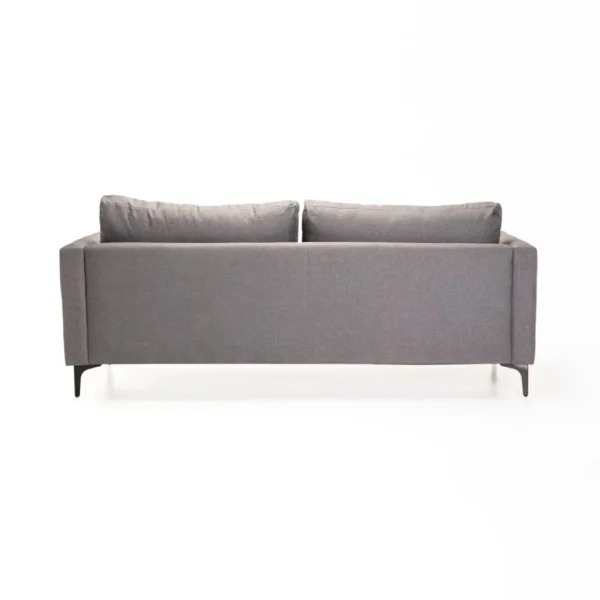 KCW FURN SANTINO FABRIC 3 SEATER - BLACK LEG - Image 3
