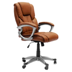 KCW Furniture - Scanon Office Chair, Brown