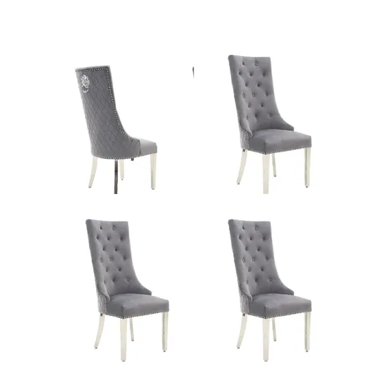 KCW FURN Parsons Highback Dining Chairs Set of 4