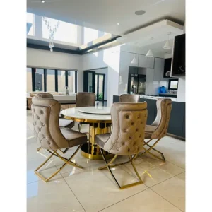 KCW FURN-Million Luxury Marble Dining Set