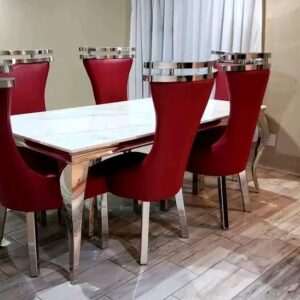 KCW FURN-8 Seater Stainless Dining Room Suite